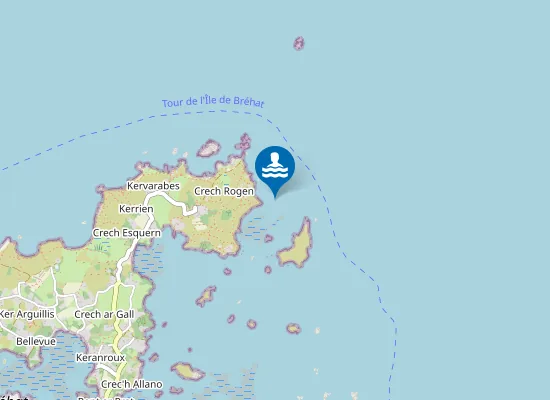 Map of Beg ar Ouen