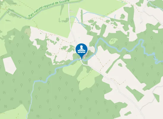 Map of Crique Toussaint