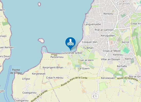 Map of La Grande Grève