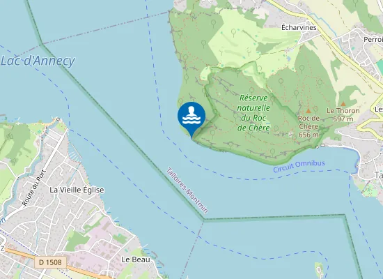 Map of Jet de la Rose
