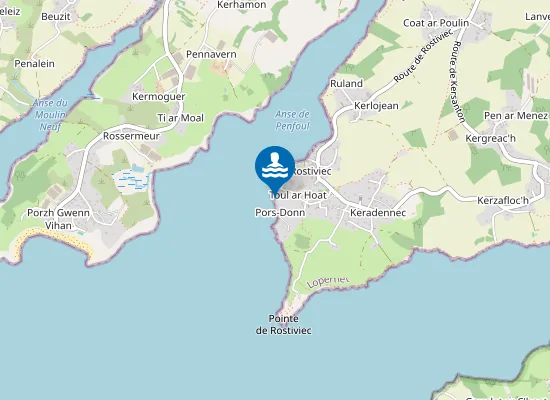Map of Pors Donn