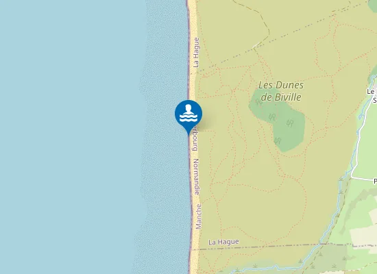 Map of Plage de Biville