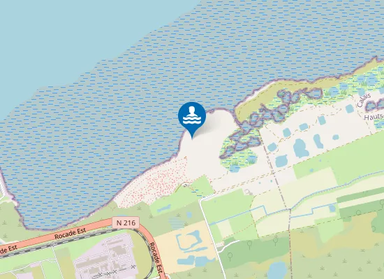 Map of Blériot-Plage