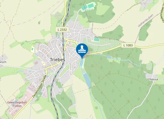 Map of NATURBAD TRIEBES