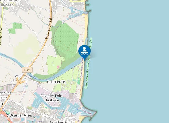 Map of Canet