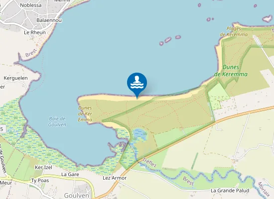 Map of Dunes de Kéremma