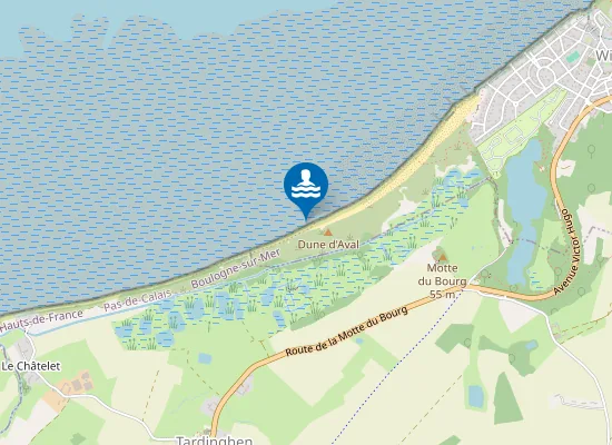 Map of Dunes du Chatelet
