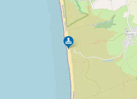 Map of Plage de Biville