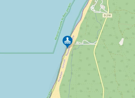 Map of Plage de La lagune