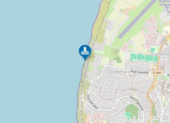 Map of Plage de St Adresse