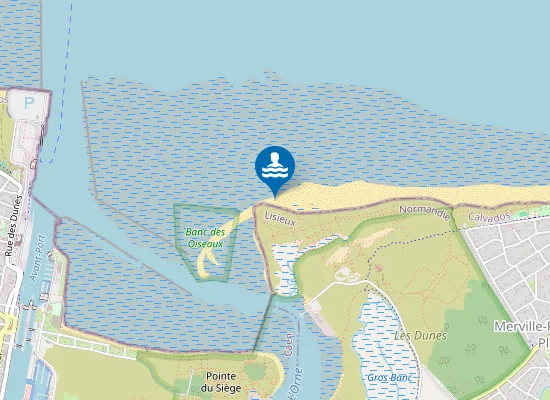 Map of Plage de la Redoute