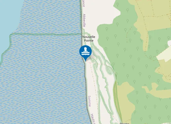 Map of Plage du Domaine de Marquenterre