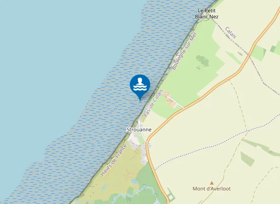 Map of Wissant