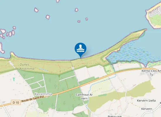 Map of Plage de Keremma