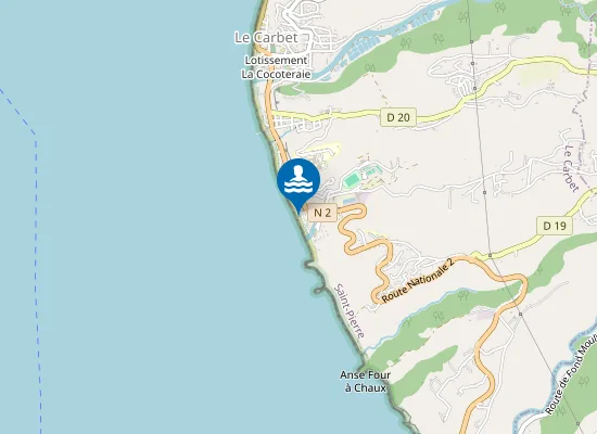 Map of Plage du coin