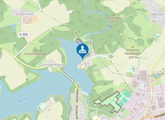 Map of TALSPERRE ZEULENRODA UFER BIO SEEHOTEL