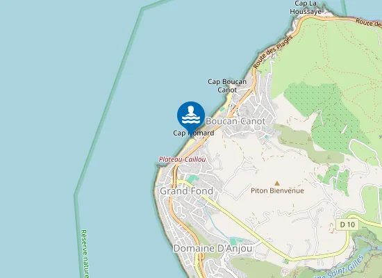 Map of Cap Homard