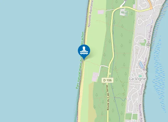 Map of Plage de la Torchère