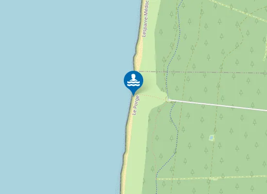 Map of Plage de La Cantine Nord