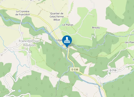 Map of Gourd du Saut