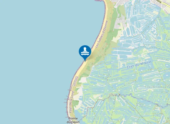 Map of Plage naturiste