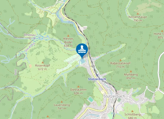 Map of WALDBAD STUETZERBACH