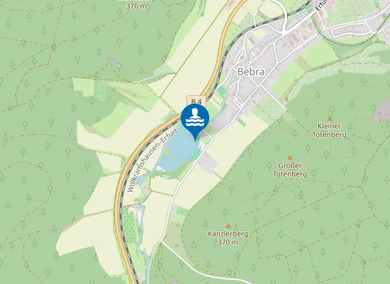 Map of BEBRAER TEICHE