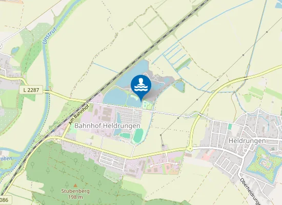 Map of NATURSCHWIMMBAD HELDRUNGEN