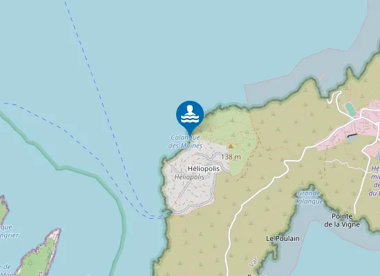 Map of Calanque Des Moines