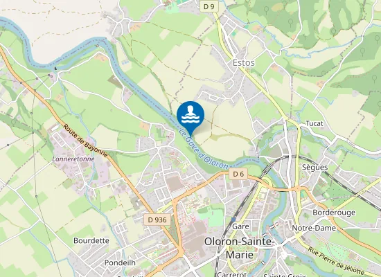 Map of Sablière d'Estos