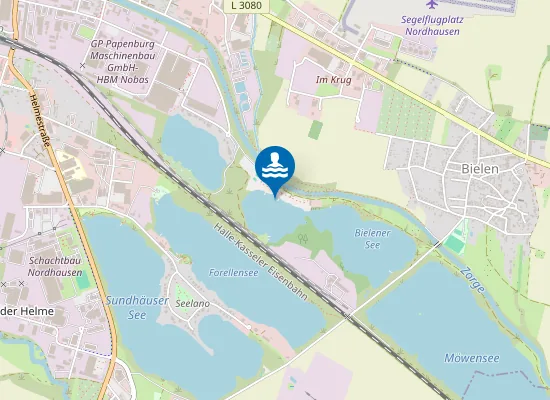 Map of BIELENER KIESGEWAESSER