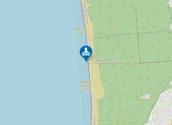 Map of Plage naturiste