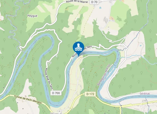 Map of Plage de La Maurinié