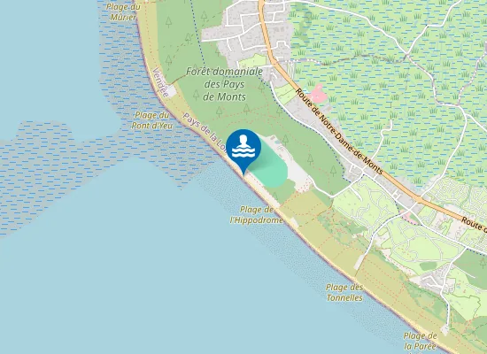 Map of Plage naturiste