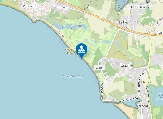 Map of Plage naturiste