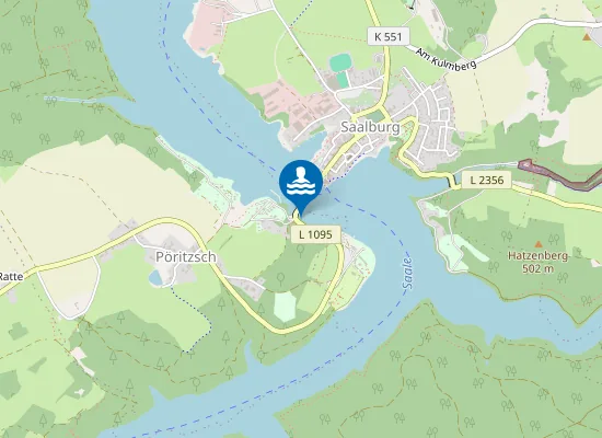 Map of BLEILOCH TALSPERRE SAALBURG