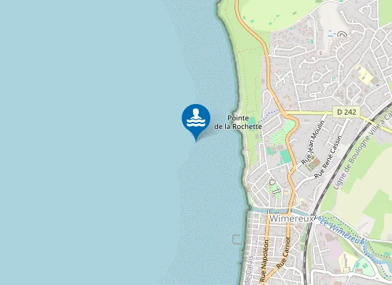 Map of Plage d'Ambleteuse