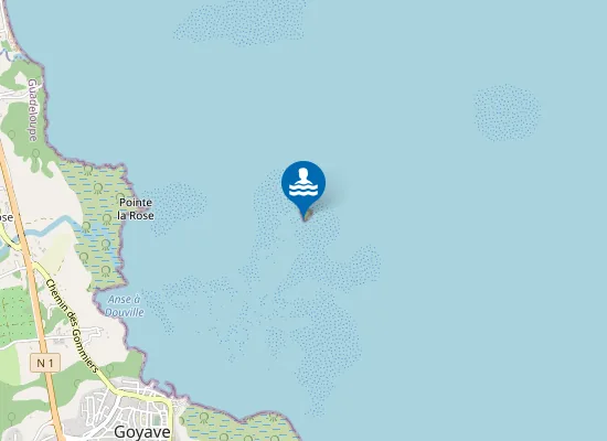 Map of Plage de L'Îlet Fortune