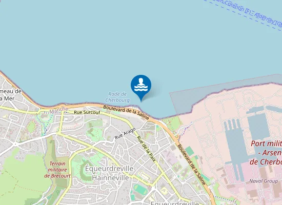 Map of Plage de la Saline