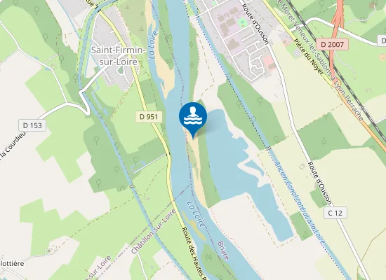 Map of Plage de Beauget