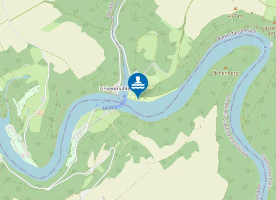 Map of HOHENWARTE TALSPERRE LINKENMUEHLE