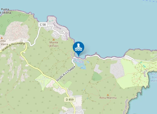 Map of Marina d'Arje
