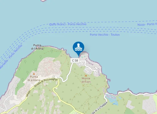 Map of Marina Vizza
