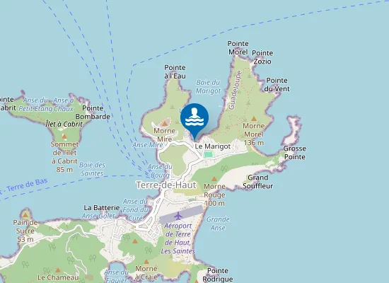 Map of Station Balnéaire de Marigot