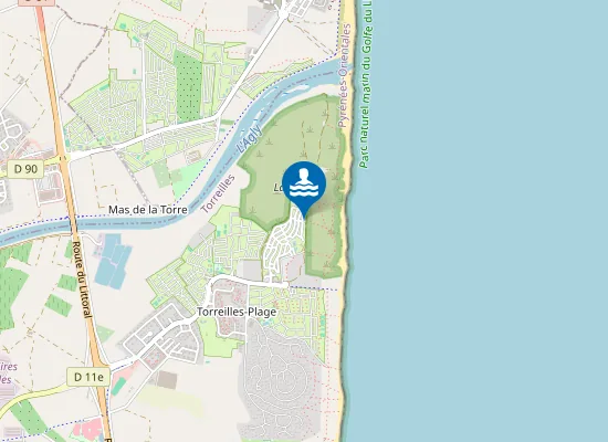 Map of Accès plage