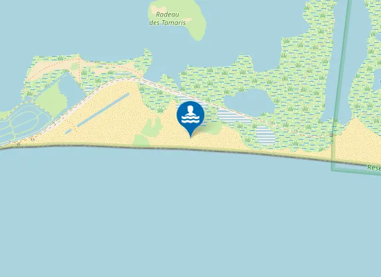 Map of Plage Est