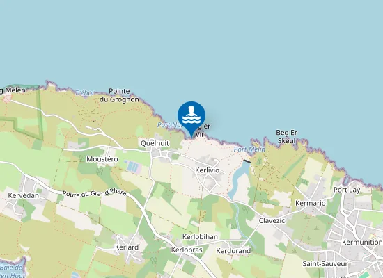 Map of Plouziorek