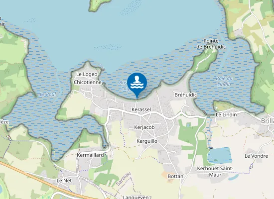 Map of Plage du Logeo