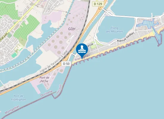 Map of Plage de l'Entrée