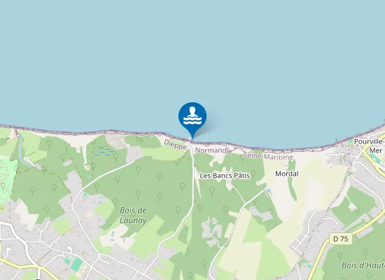 Map of Plage du Petit Ailly
